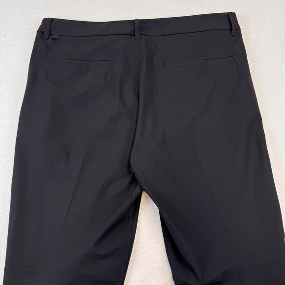 lululemon Black Performance Golf Pants Stretch Zip Pocket Athletic Fit Sz 36x30 - Picture 5 of 6